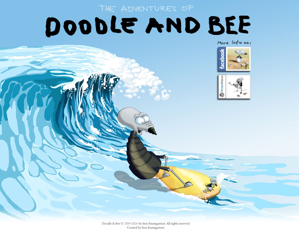 Doodle&Bee Surfing